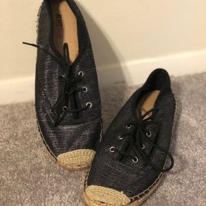 Just fab black flats